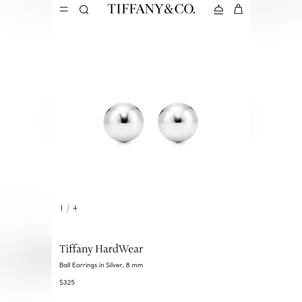 Tiffany & Co. Silver Spheres Earrings